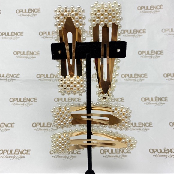 Pearl Hair Pins [4pc] - Picture 7 of 7